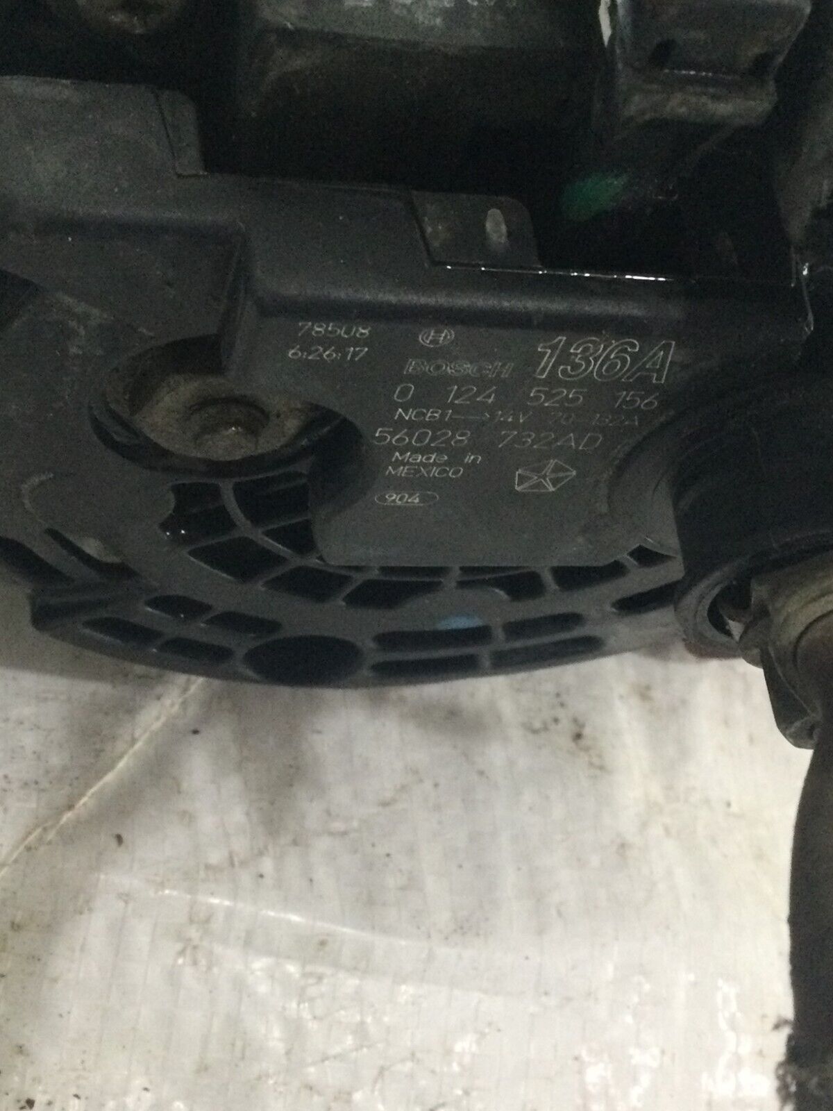 2007 Dodge Ram 2500 6.7L Turbo Diesel Alternator 56028732AD