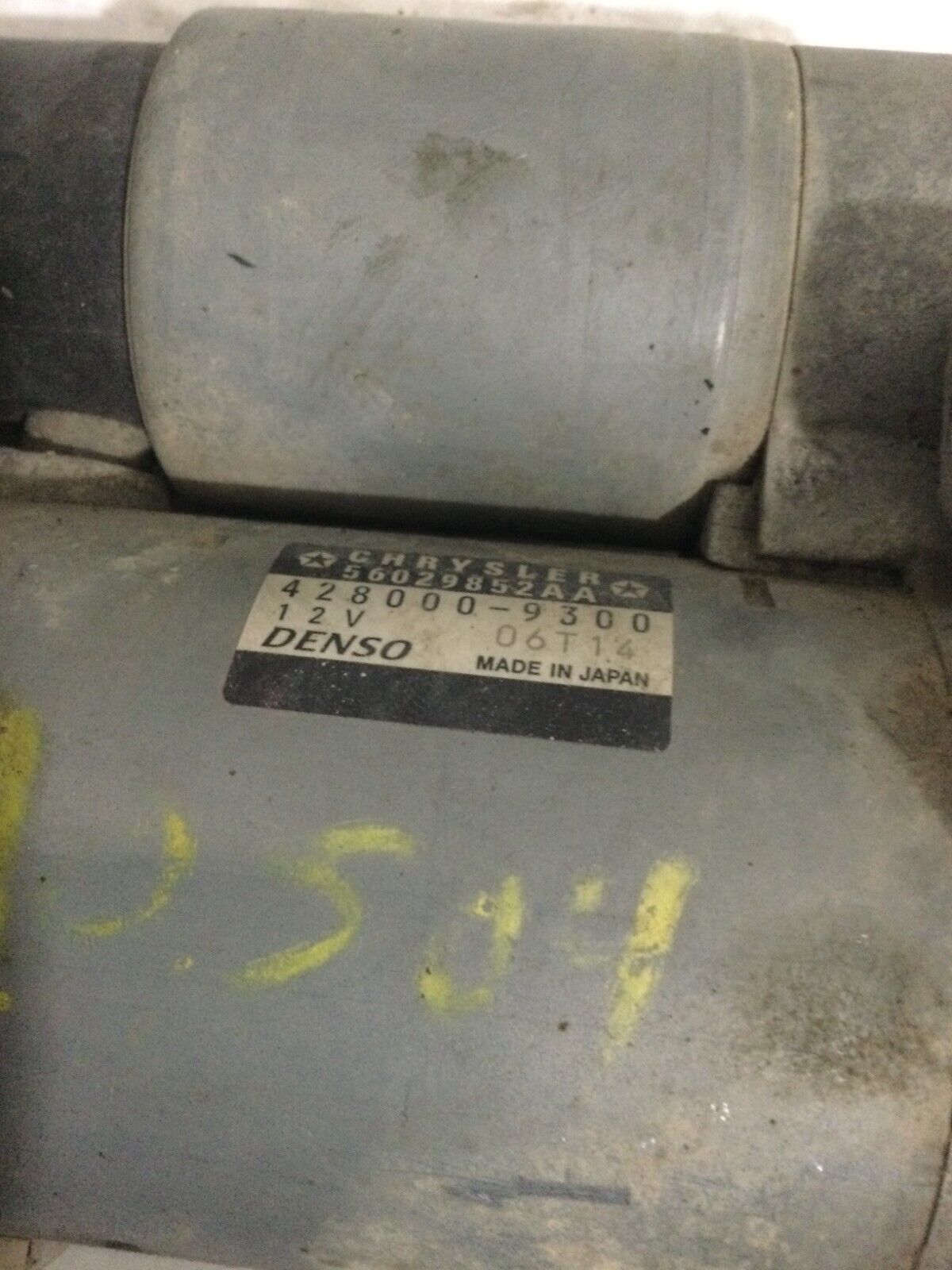 2019 Ram 1500 Pickup Engine Starter Motor 3.6L OEM 56029852AA