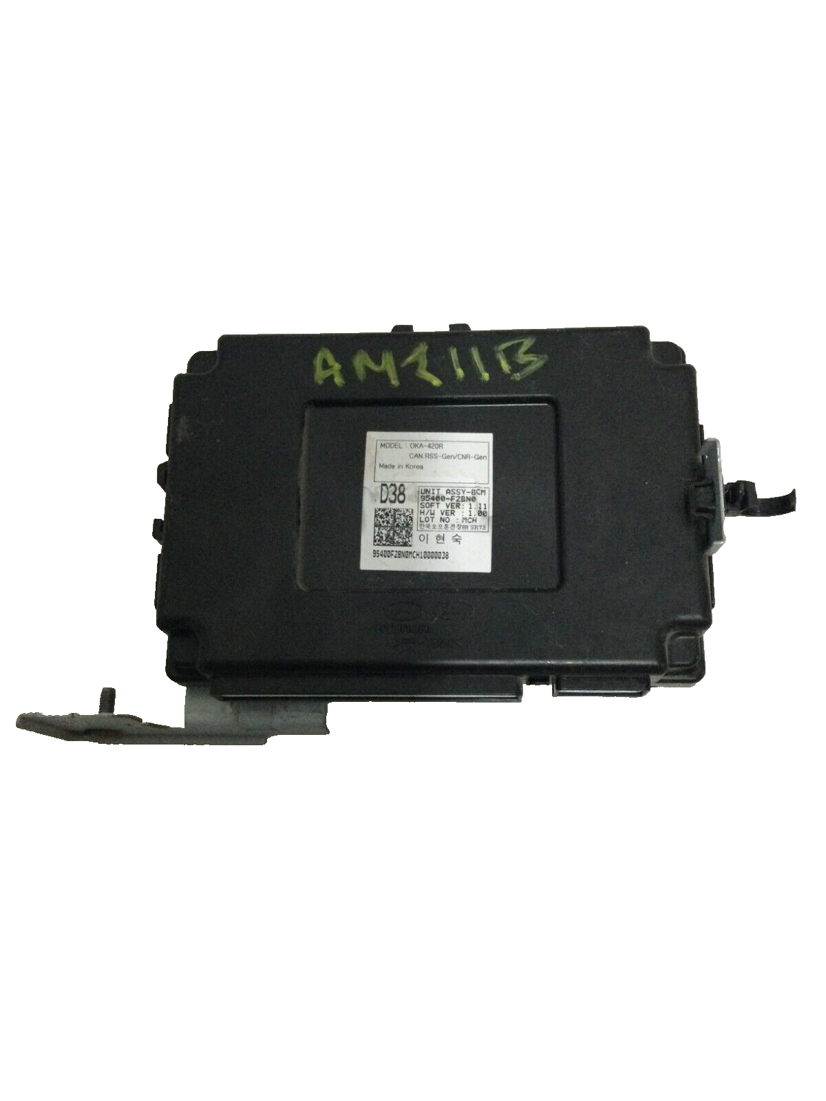 2017 Hyundai Elantra Body Control BCM BCU Module 95400-F2BN0 OEM