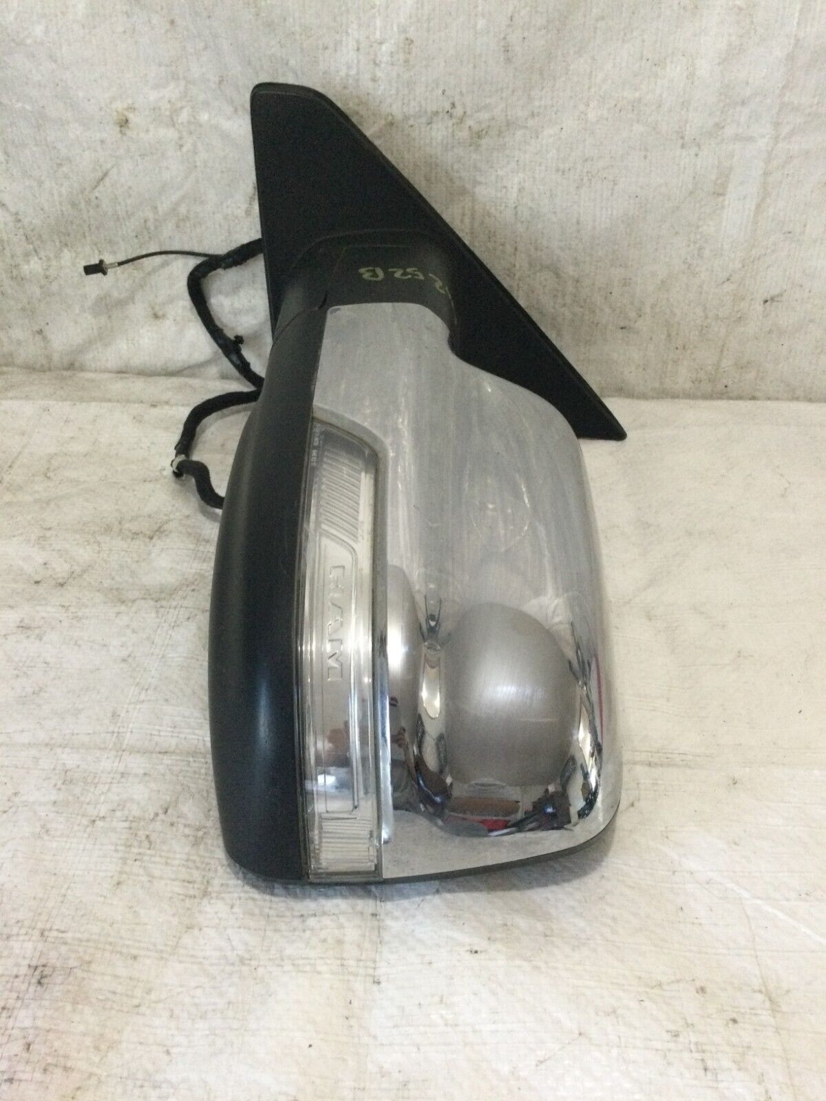 2019-2022 Ram 1500 Left Driver Side View Chrome Mirror W/Camera & Turn Light OEM