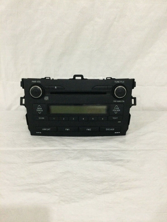 2009-2010 Toyota Corolla AM FM Cd Player Radio Receiver 86120-02A90 OEM