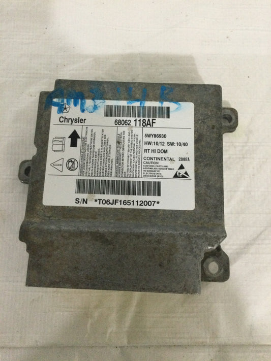 2012 Dodge Grand Caravan Restraint Control Module OEM 68062118AF