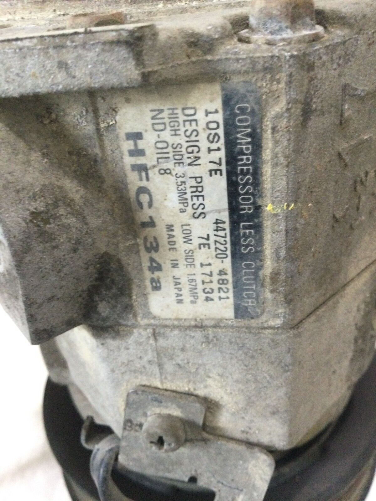 2004 Dodge Ram 1500  A/C Air Compressor 5.7L 447220-4821 OEM