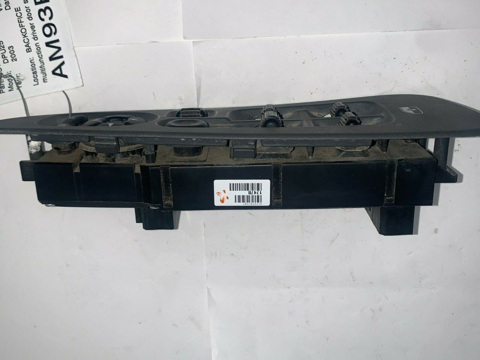 2003 Dodge Ram 2500 Front Left Driver Master Window Switch OEM 5.9L Diesel