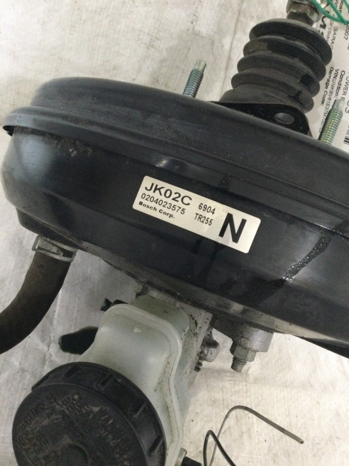 2007 Infiniti G35 3.5L Power Brake Booster OEM 0204023575