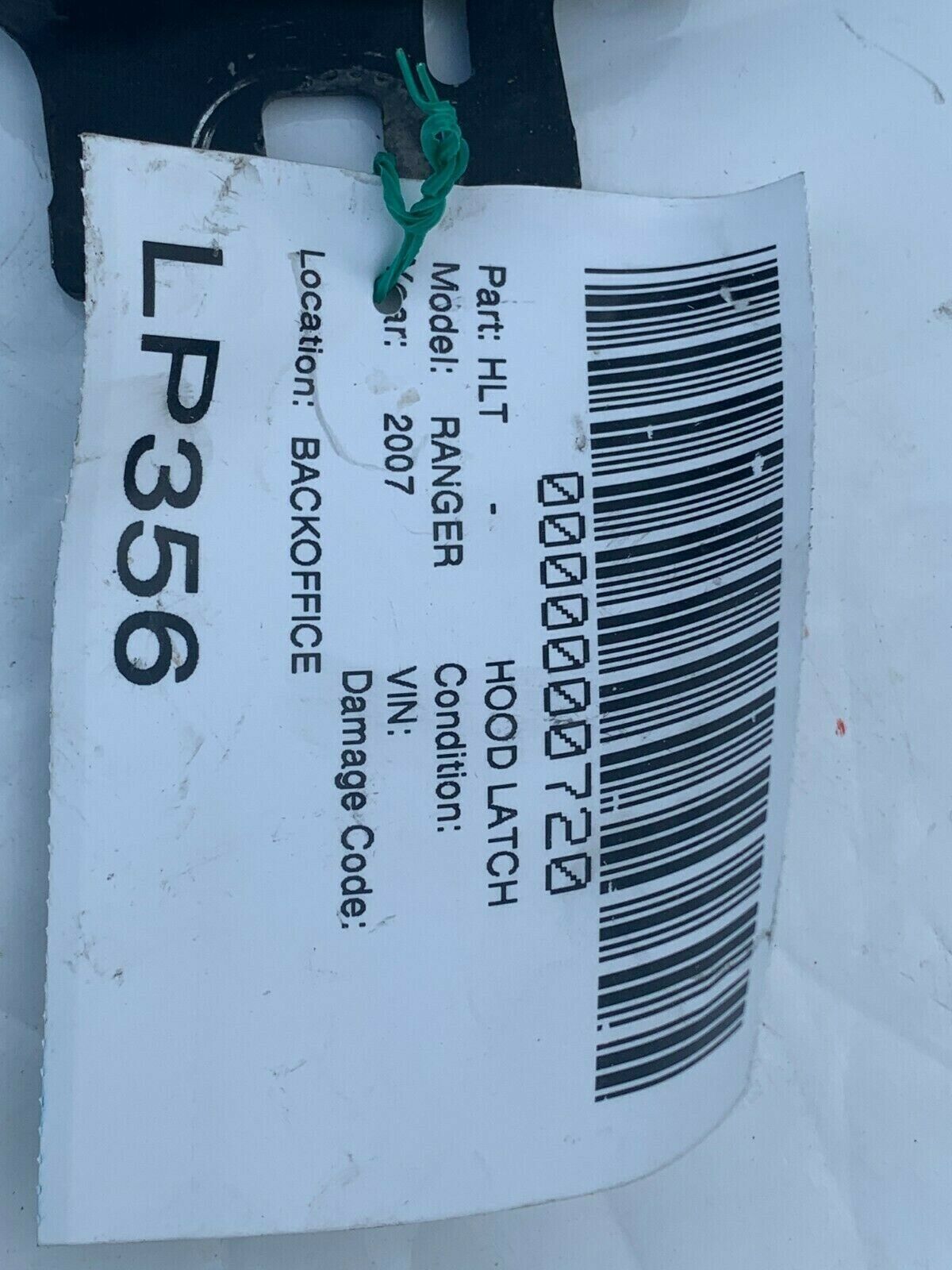 2007 Ford Ranger Rear Hood Lock Latch Actuator OEM