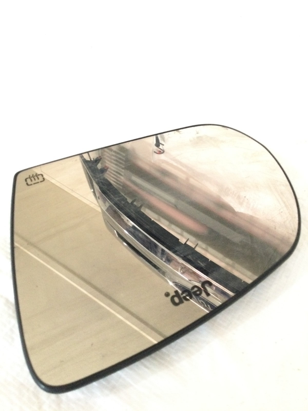 2019 Jeep Compass Driver Left Door Mirror Glass OEM HAS INNER SCRATCH