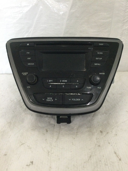 2014-2016 Hyundai Elantra AM FM CD Player Radio Receiver 961703X106GU