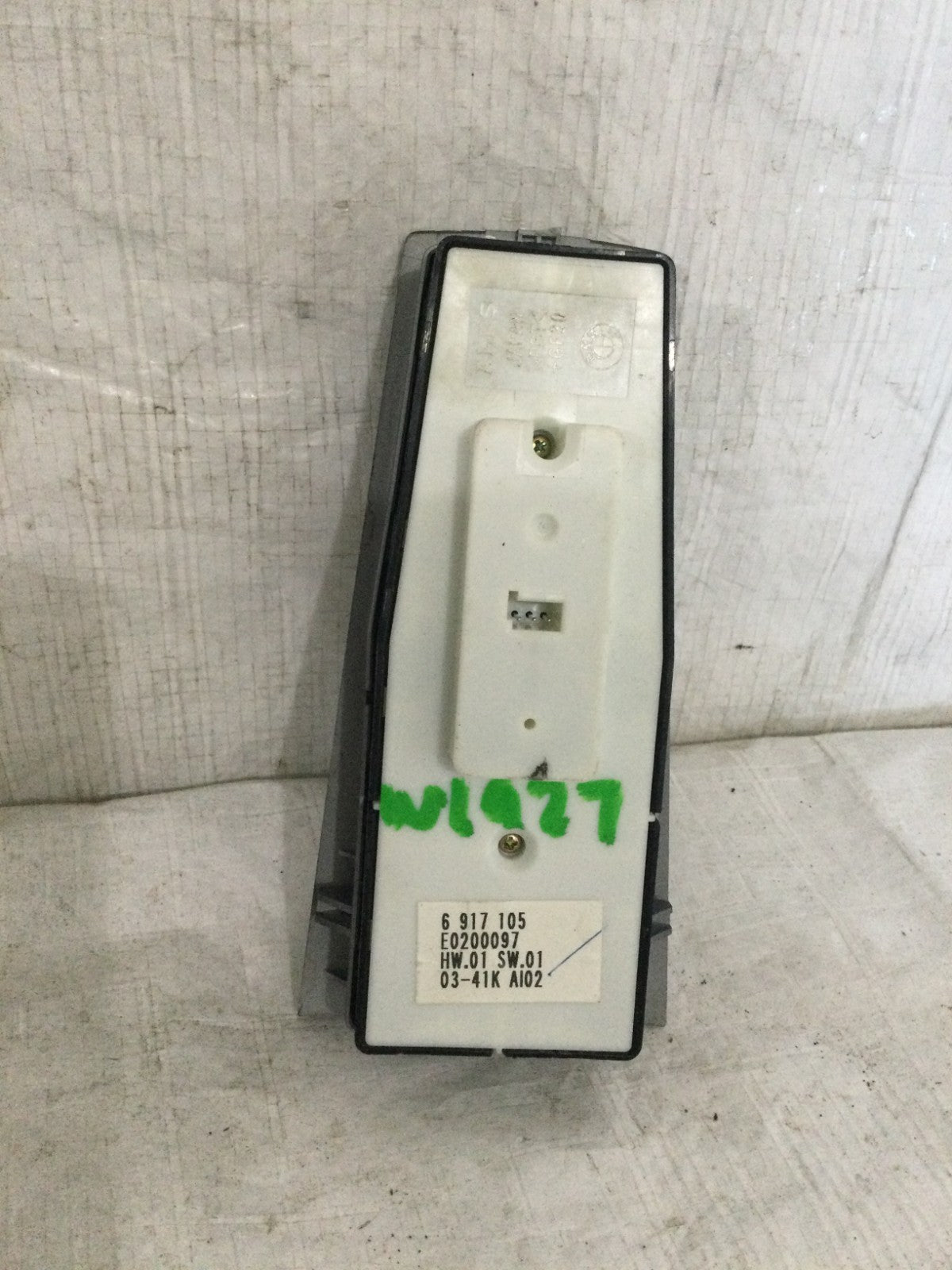 2002-2005 BMW E66 745Li Master Power Window Switch OEM 6917105