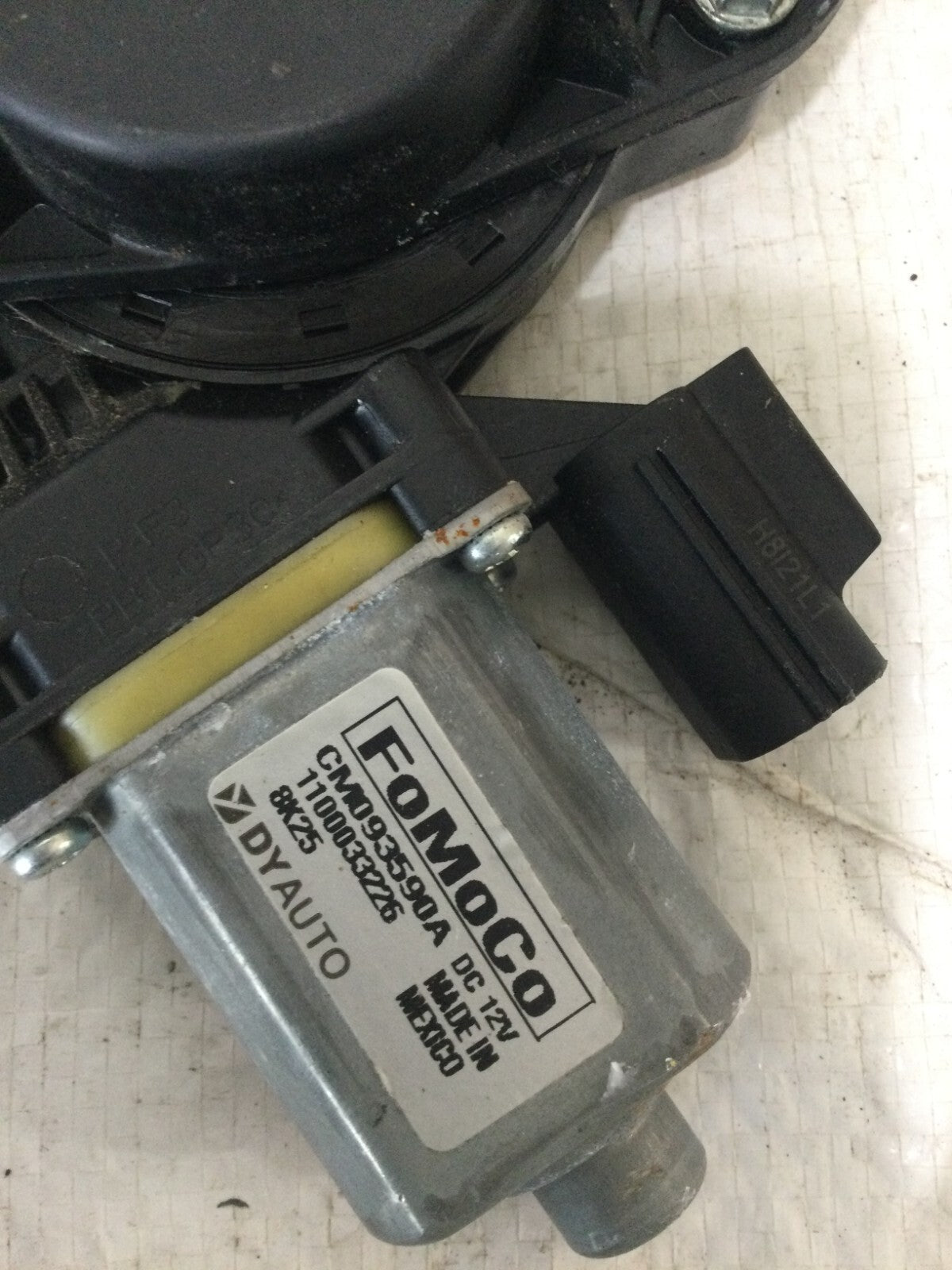 2019 Ford F150 Rear Left Window Door Regulator Motor OEM