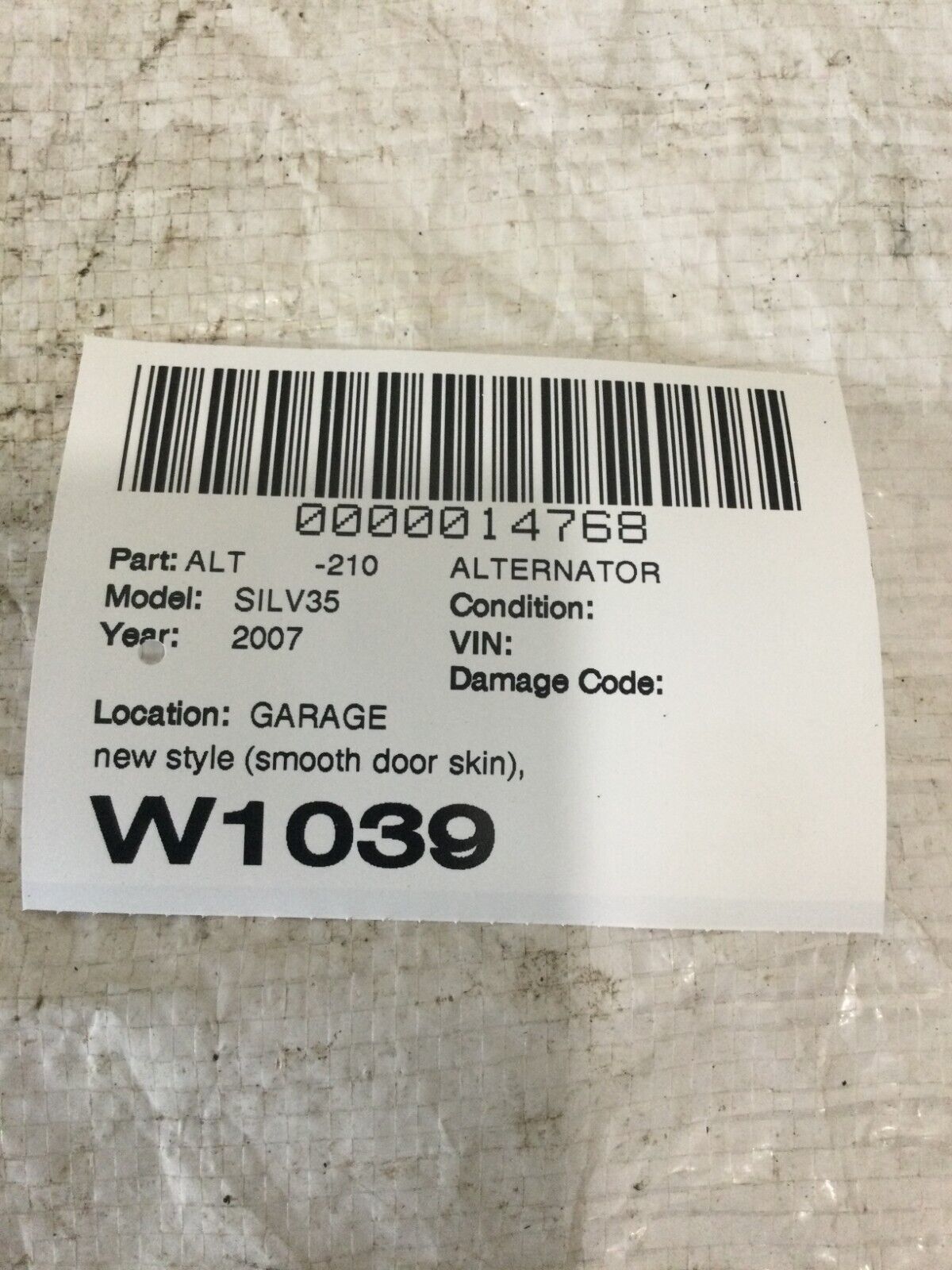 2007 Chevrolet Silverado 3500 Alternator Motor OEM