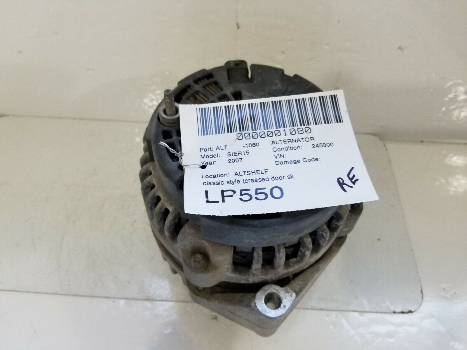 2007 Chevrolet Silverado 1500 Alternator Motor 