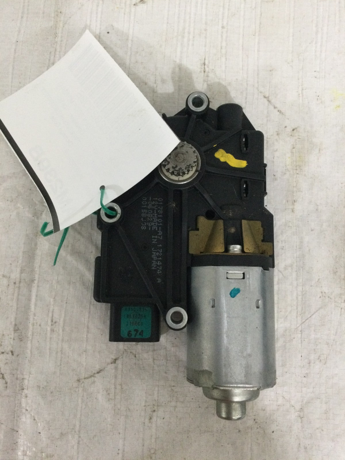 2007-2008 Infiniti G35 Sun Roof Motor OEM 0178101-A7