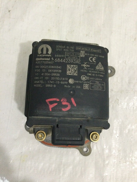 2021 Ram 3500 6.7L Diesel Blind Spot Detection Radar Module OEM 68442393AE