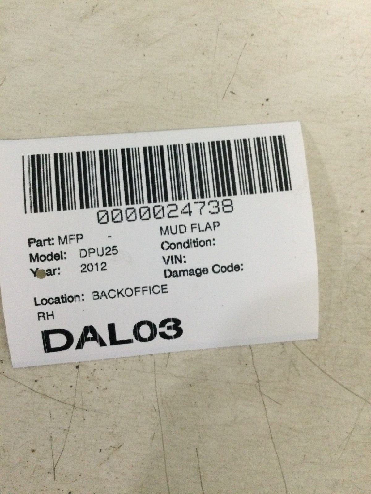 Truck Mud Flap Bridge City OEM