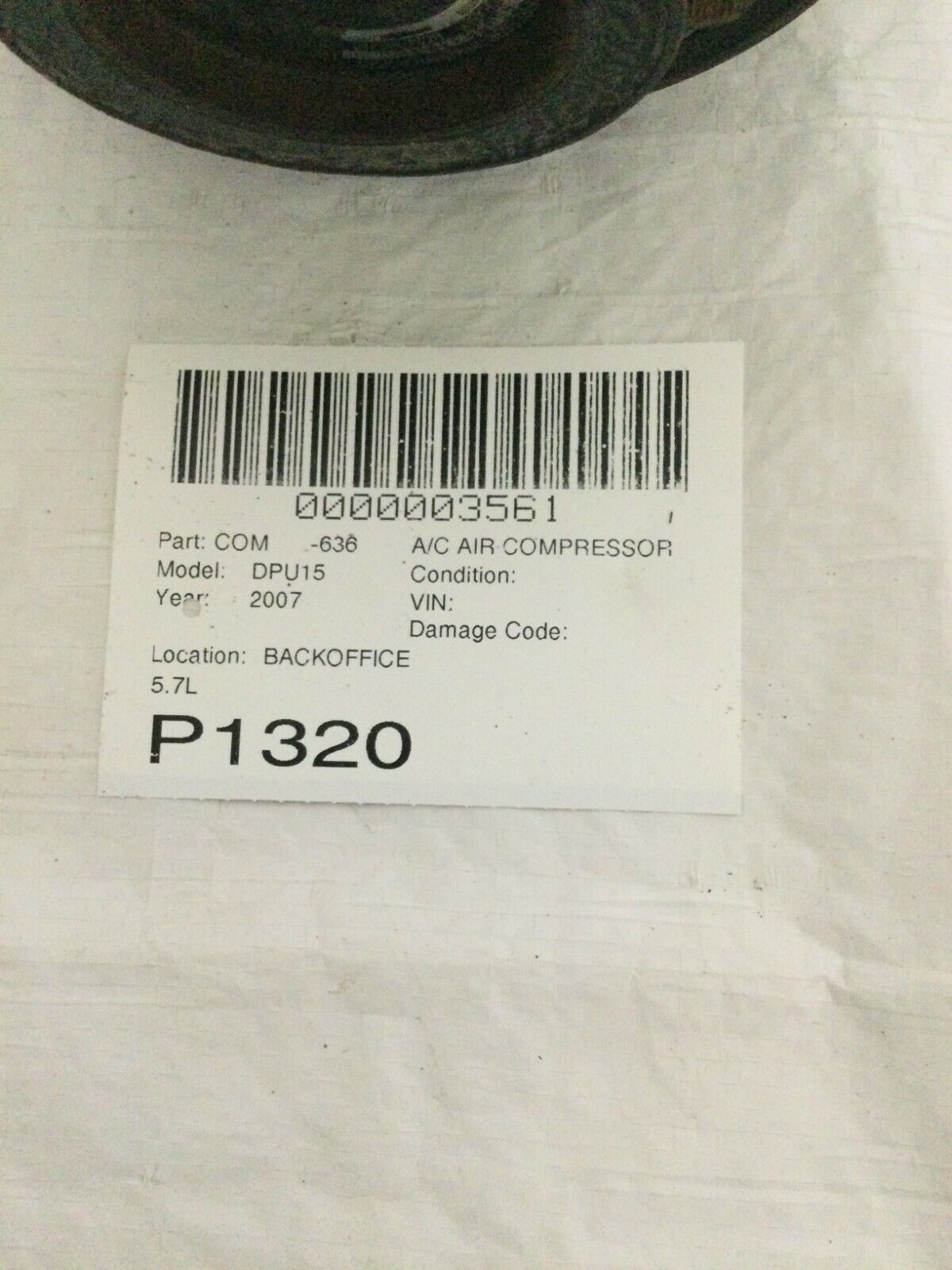2007 AC Compressor for Dodge Ram 1500 5.7L 447220-4820