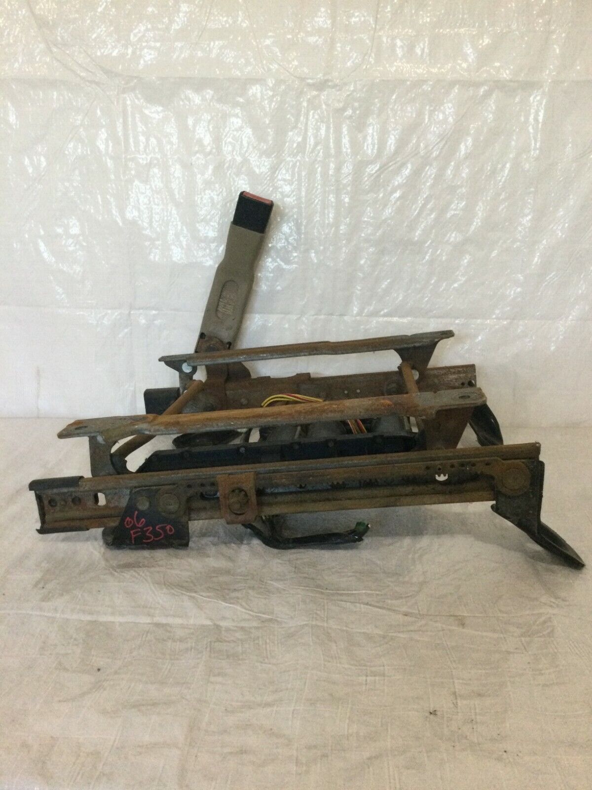 2005 Ford F350SD Front Right Passenger Power Seat Track w/ Motors OEM