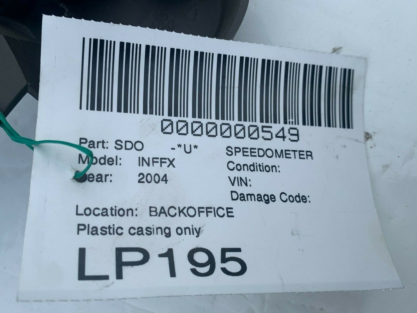 2003 2004 2005 Infiniti FX35 FX45 Speedo Cluster Bezel Cover Trim 68240-CG000