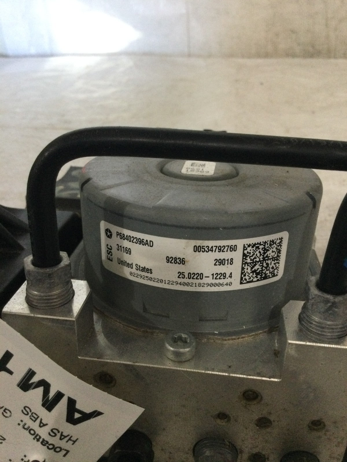 2020 Jeep Compass  Anti-Lock Brake ABS Control OEM 68402396AD