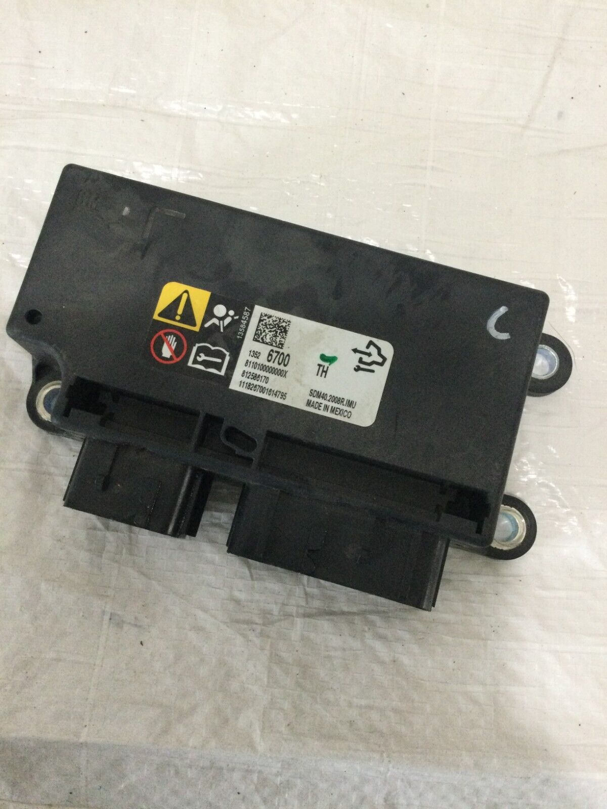 2018 2019 2020 Buick Regal Sportback SRS Restraint Control Module OEM 13526700