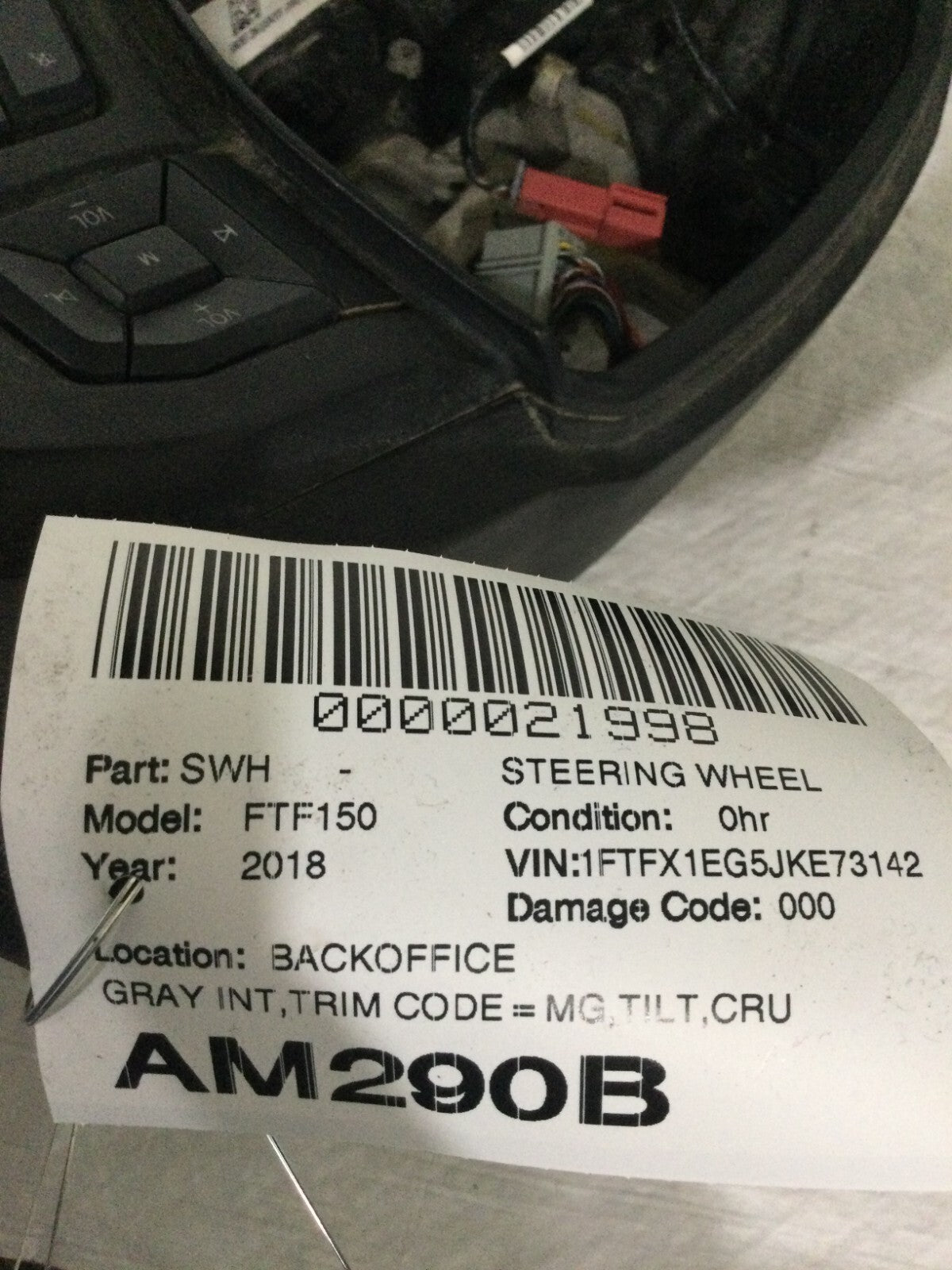 2018 Ford F-150 Steering Wheel OEM