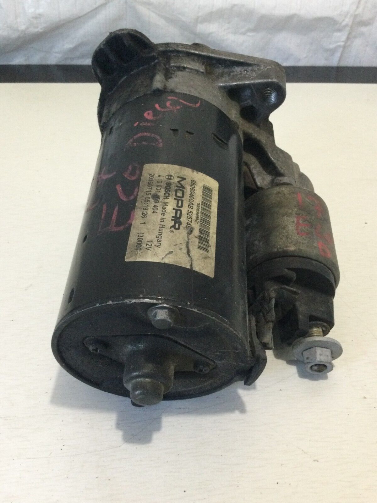 2017 Dodge Ram 1500 Engine Starter Motor OEM  3.0L 68080460AB