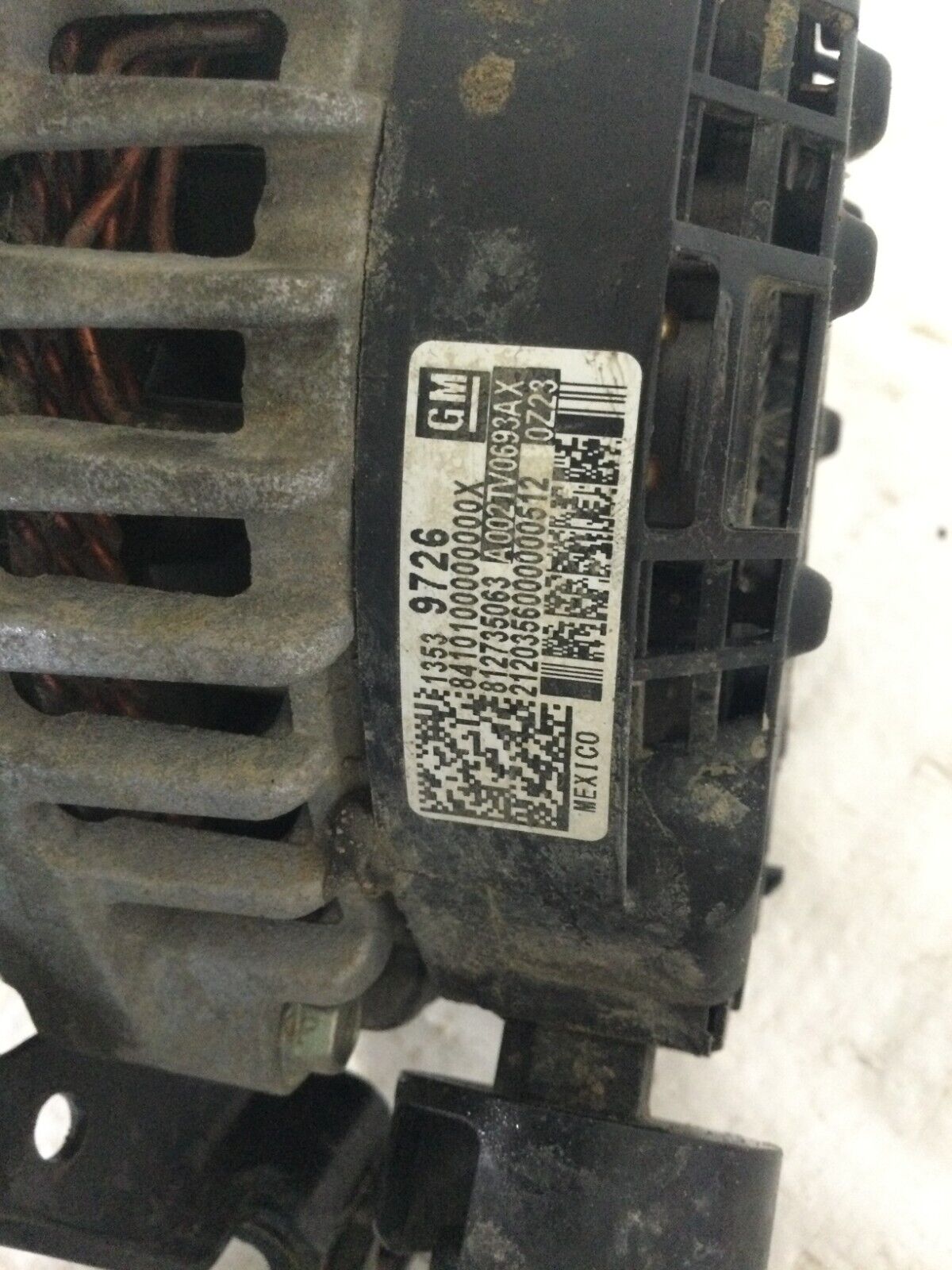 2021 Chevrolet Silverado 1500 Alternator Motor OEM 13539726