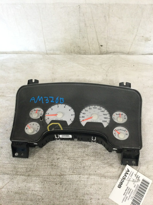 2007 Dodge Ram 1500 Speedometer Cluster KPH OEM 05172048AG MARKED DAMAGE