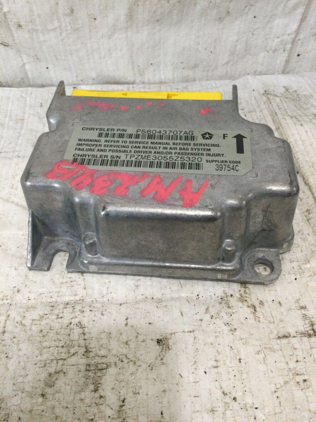 2006 Dodge Ram 1500 SRS Control Module Unit OEM 56043707AG