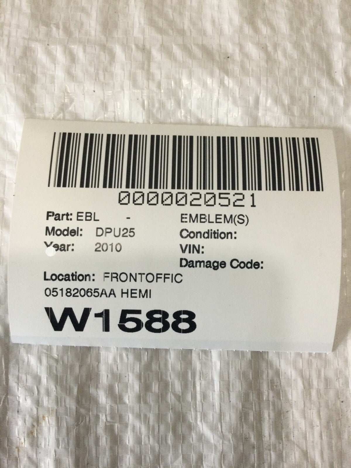 DODGE RAM DAKOTA DURANGO CHRYSLER HEMI EMBLEM LOGO BADGE SIGN SYMBOL