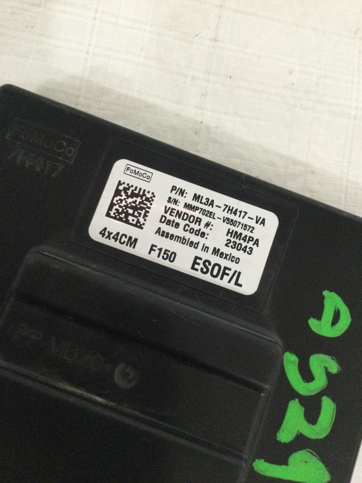 2023 Ford F150 F-150 Transfer Case Control Module OEM ML3A-7H417-VA DAMAGED