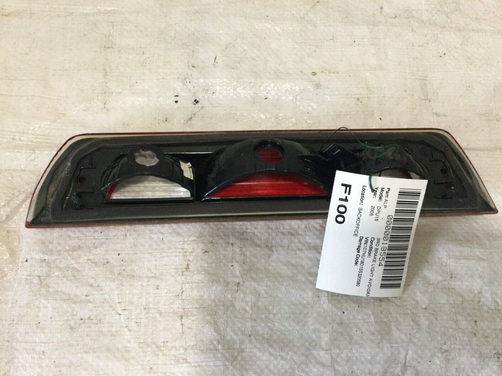 2002-2005 Dodge Ram 1500 Third 3rd Brake Light OEM
