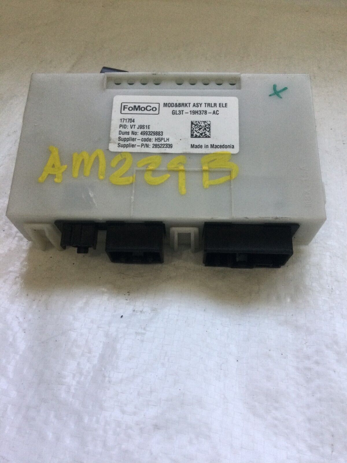 2017 2018 Ford F150 Trailer Tow Control Module Computer OEM GL3T-19H378-AC