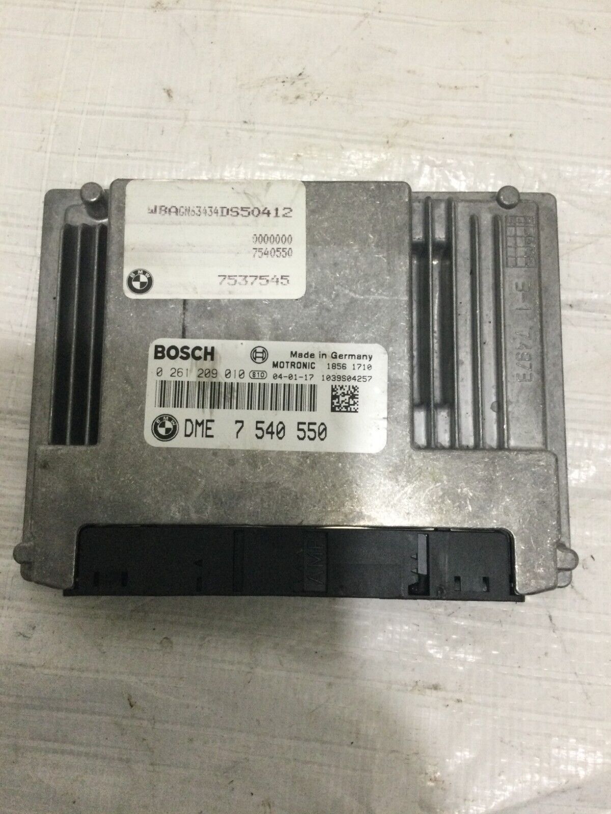 2004 BMW 7-Series Engine Computer Control Module  ECM  7540550  OEM