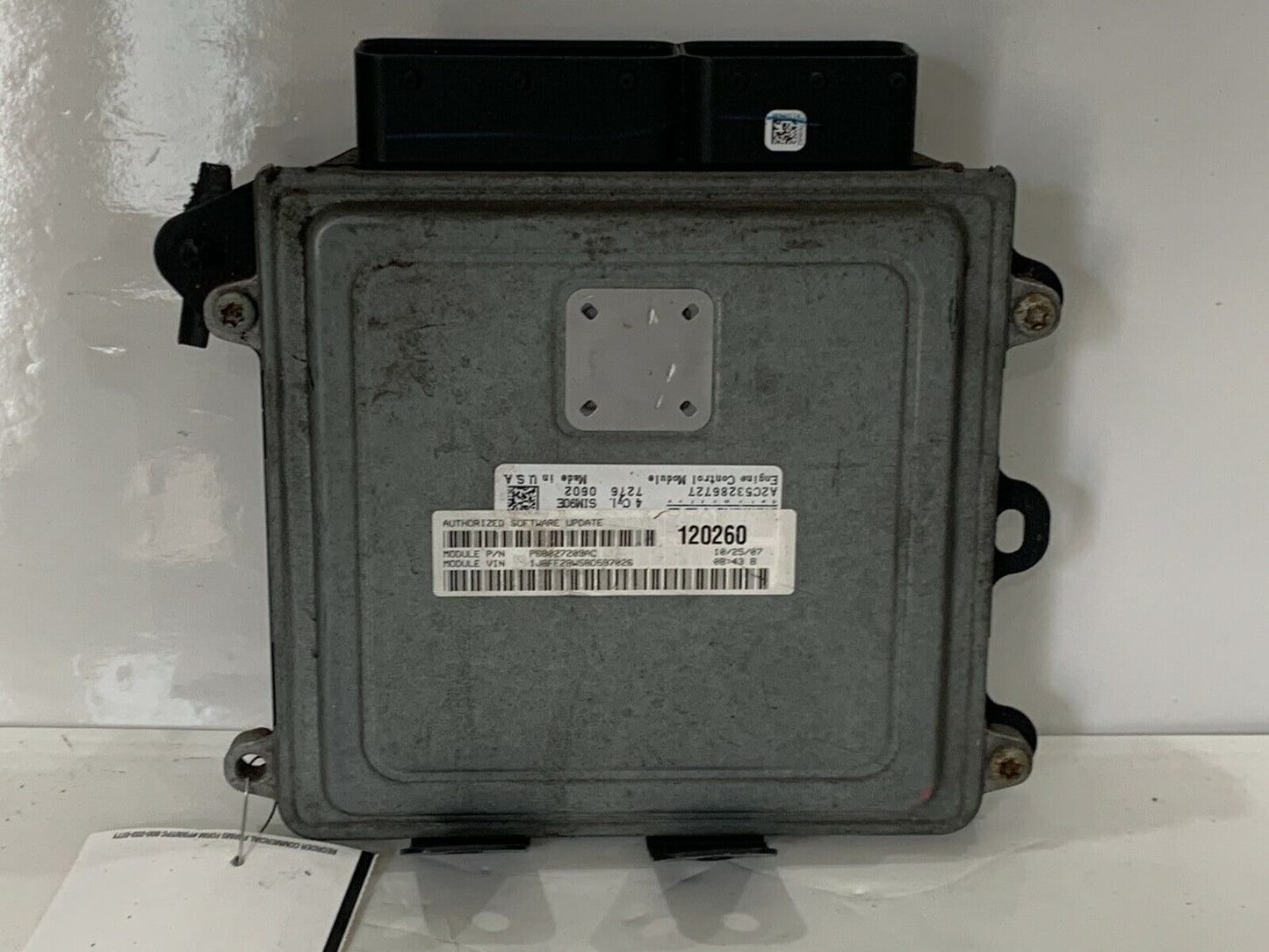 2007-2008 Jeep Compass Dodge Caliber Patriot ECM ECU Module 68027209AC 2.4L
