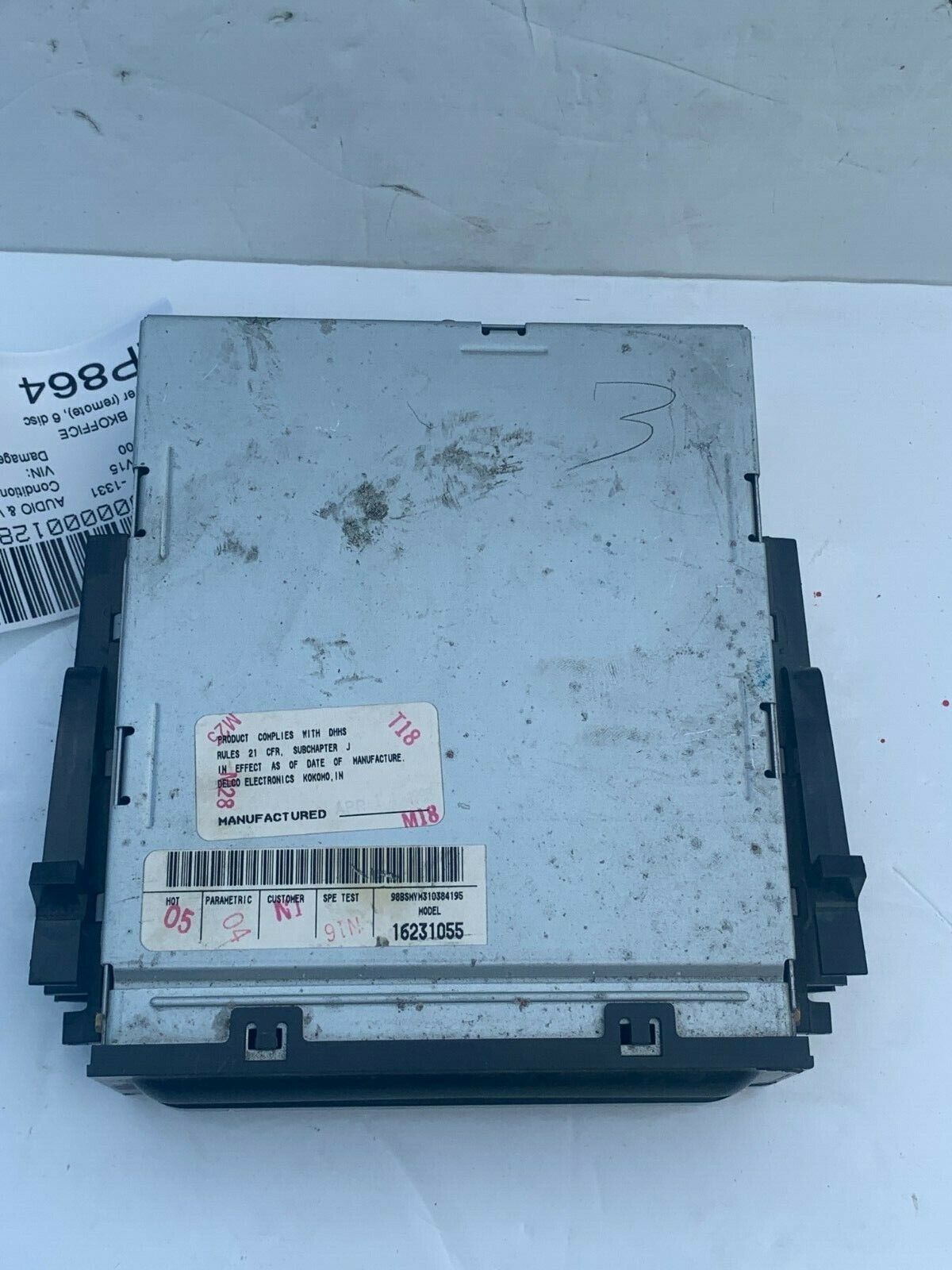 2000-2002 Chevy Silverado 1500 Single CD DVD Player Changer Receiver 16231055 OE