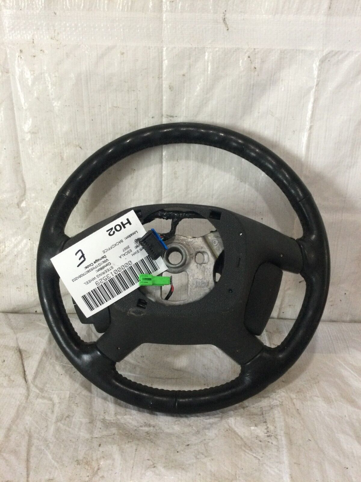 2007 Cadillac Escalade ESV Wood Trim Leather Wheel W/ Switches OEM