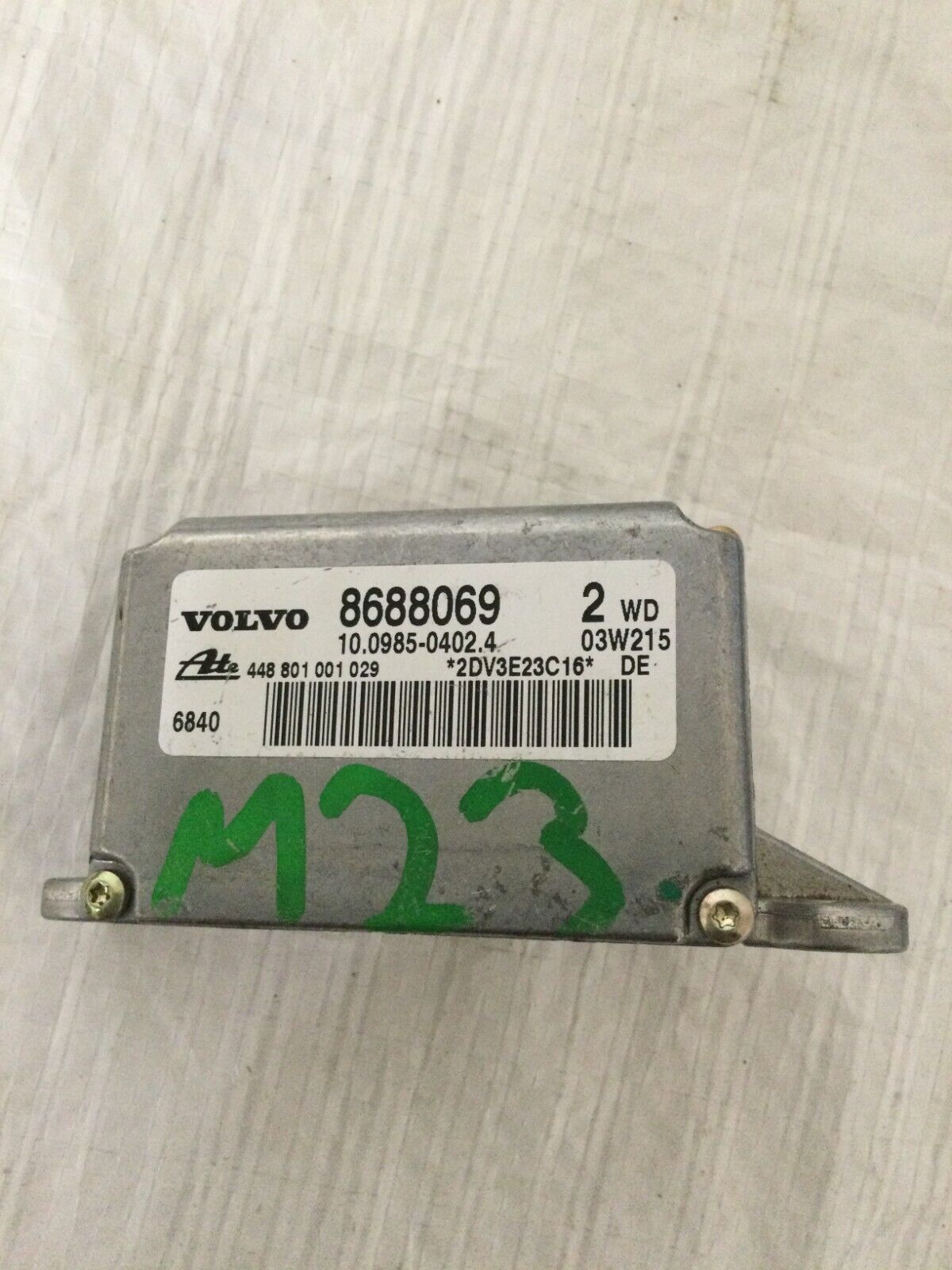 2006 Volvo S60 Yaw Rate Sensor OEM
