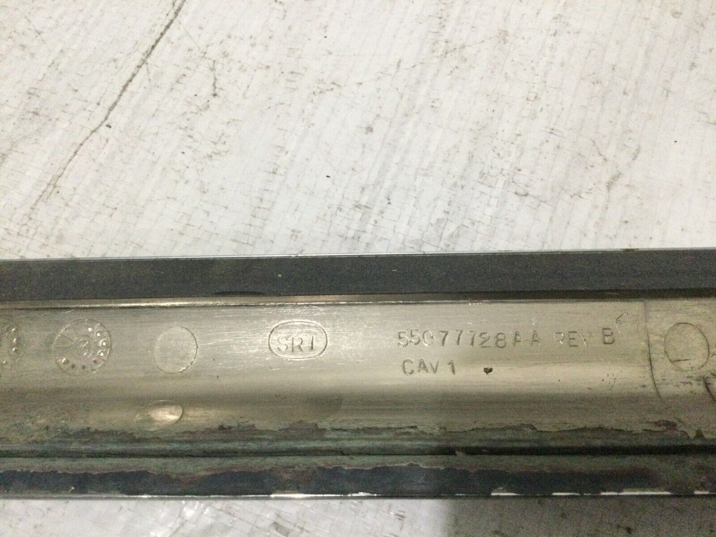 2007 Dodge Ram 3500 Front Left Chrome Door Molding Trim 55077728AA OEM