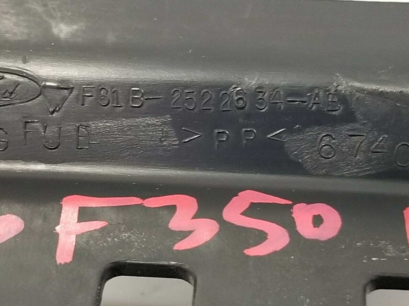 1999-2007 F250 F350 Super Duty Ext Cab RH Front Interior Door Handle OEM