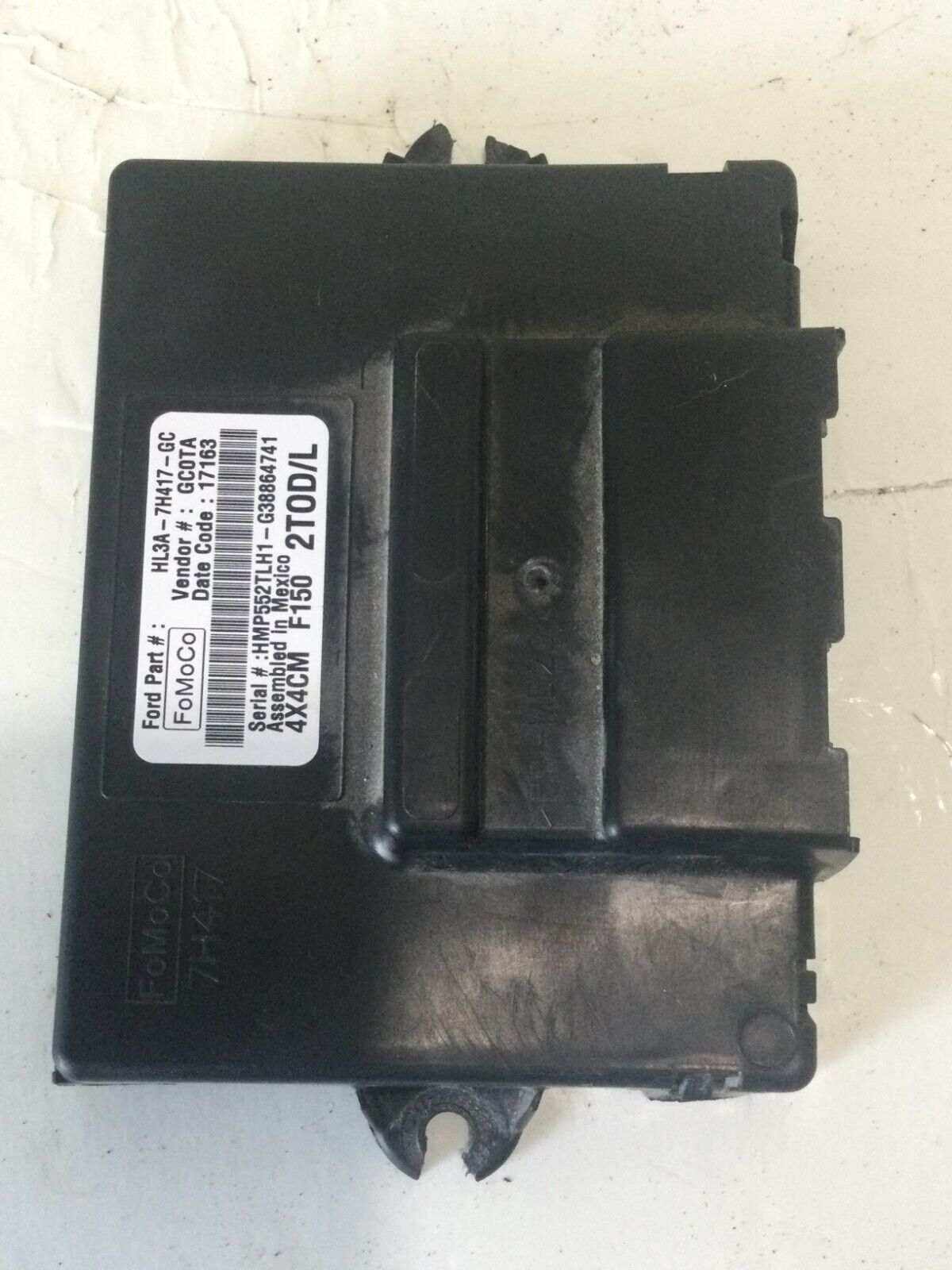 2017 Ford F-150 F150 Transfer Case Control Module OEM HL3A-7H417-GC