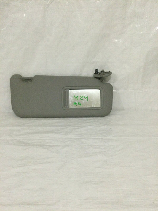 2010 Toyota Corolla Right Sun Visor Passenger Side Gray OEM