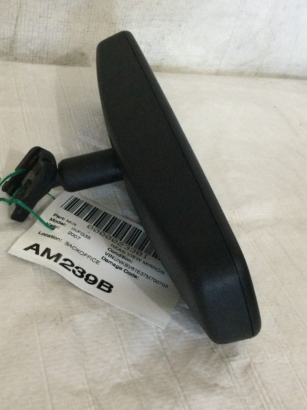 2007 Infiniti G35 Rear View Mirror OEM NZLZTVHL3