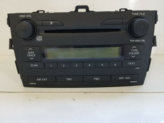 2009-2010 Toyota Corolla AM FM Radio CD Player OEM 86120-02750