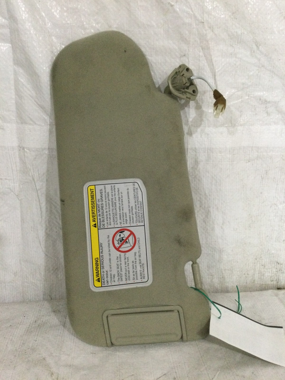 2003 Infiniti FX35 Right Passenger Side Sun Visor OEM