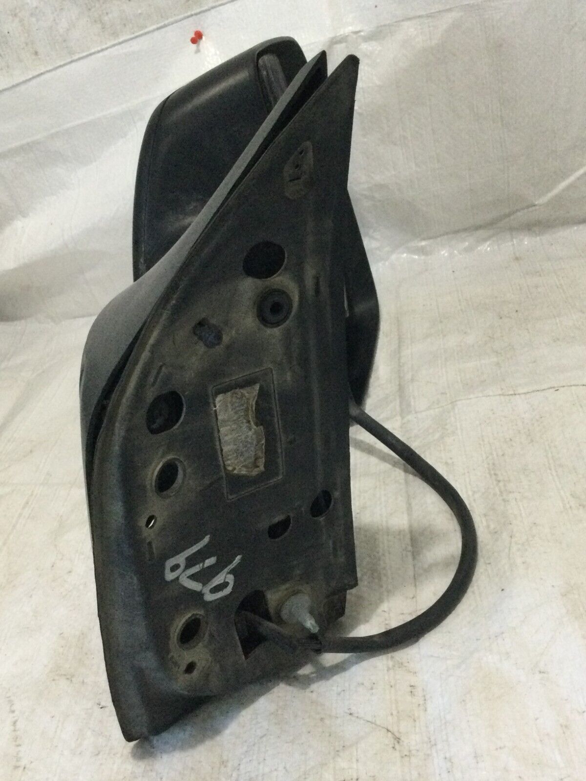2004-2008 Nissan Titan Right Side View Power Door Mirror Black OEM ( DAMAGE )