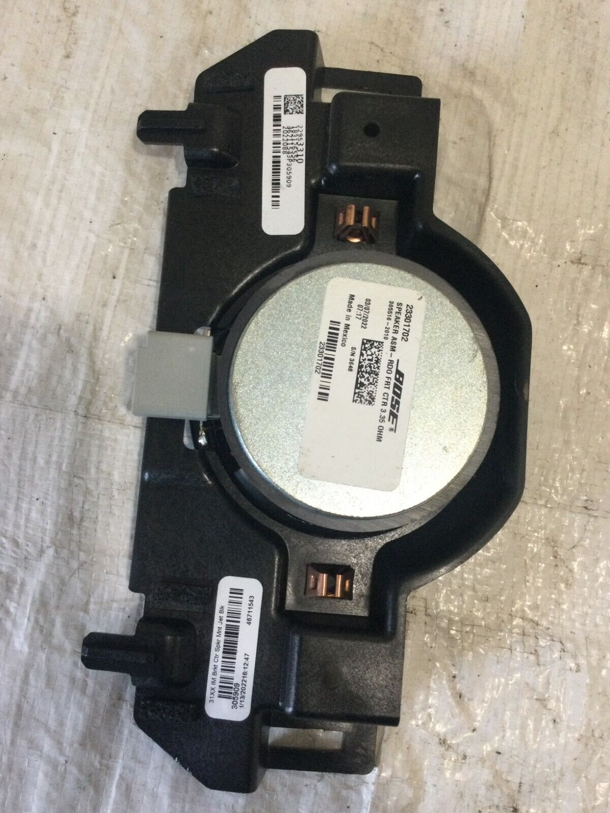 2022 Chevrolet Colorado Front  Dash Instrument  Panel  Speaker OEM
