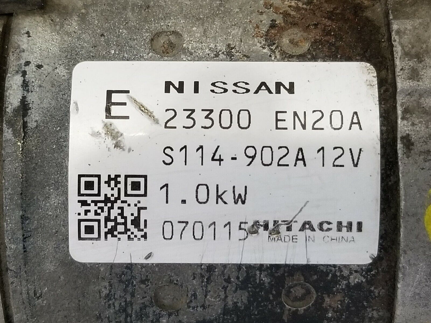 2007-2008 Nissan Versa 23300 EN20A Engine Starter Motor OEM 23300EN20A 