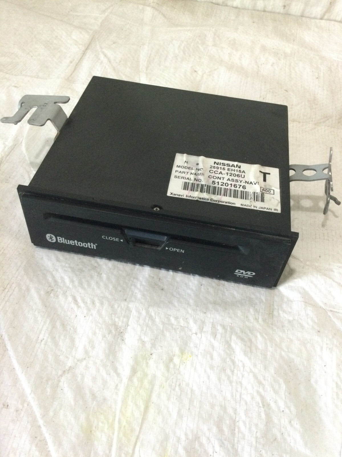 2006 Infiniti M45 Glove Box Mounted Navigation Dvd/Rom Player 25915-EH15AOEM