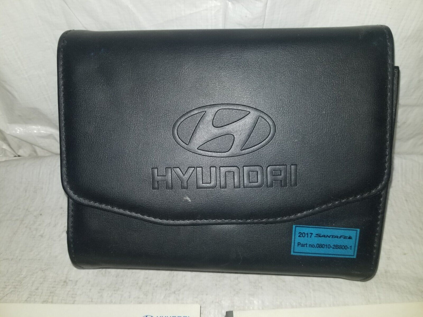 2017 Hyundai Santa Fe Owners Manual Set with Case OEM
